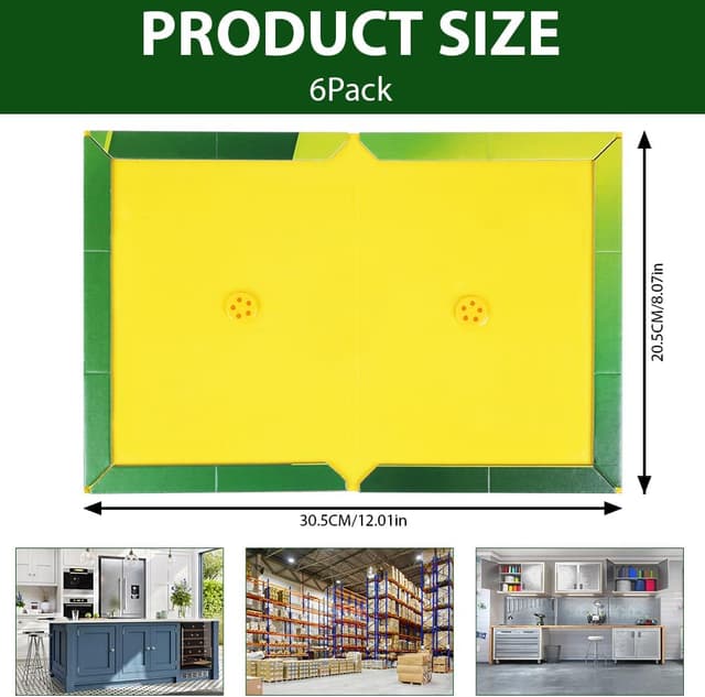 Detalle 2 de Flintronic Klebefallen 6er Set für Schädlinge