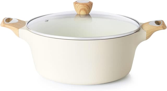 Imagen de SENSARTE Ceramic Stock Pot 8.5 QT en OfertitasTOP