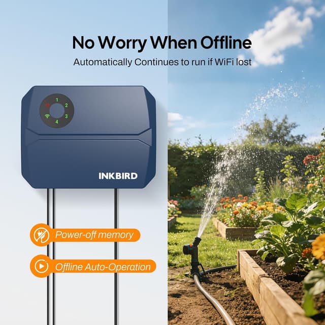 Thumbnail 6 de Inkbird IIC-401 centralina WiFi per irrigazione a 4 zone