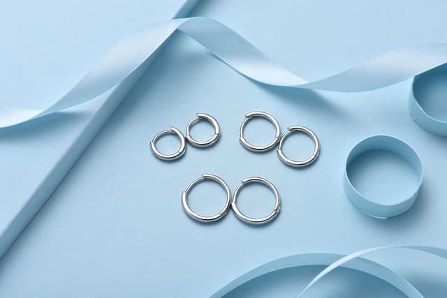 Thumbnail 5 de CERSLIMO Creolen Silber 925 Set 8mm