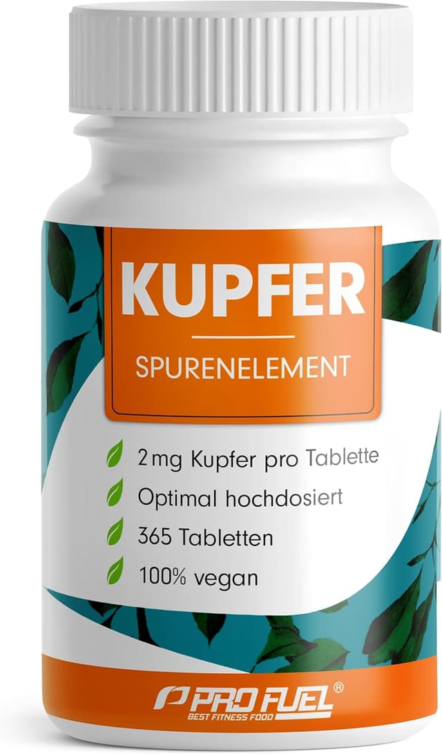 Detalle de Kupfer Tabletten 365x 2 mg Kupferbisglycinat