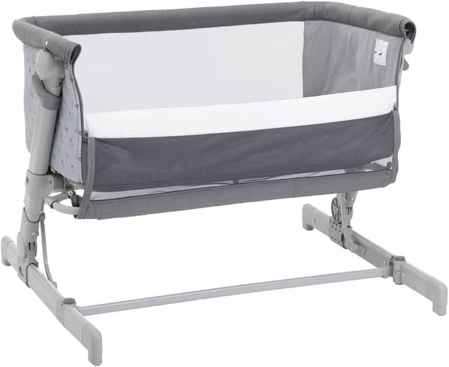 Detalle de Chicco Next2Me Go berceau de cododo pliable, lit latéral gris foncé