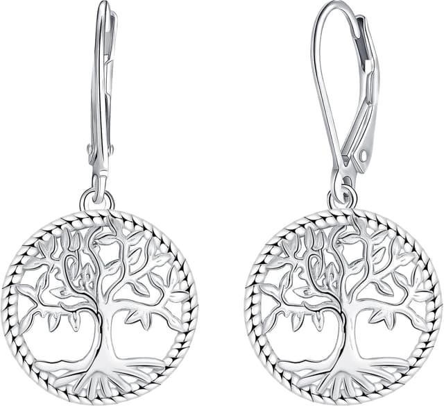 Detalle de Micory Damen Hängend Ohrringe 925 Silber