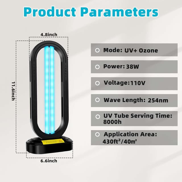 Detalle 2 de Feefir UV Light Sanitizer 4-Speed UVC