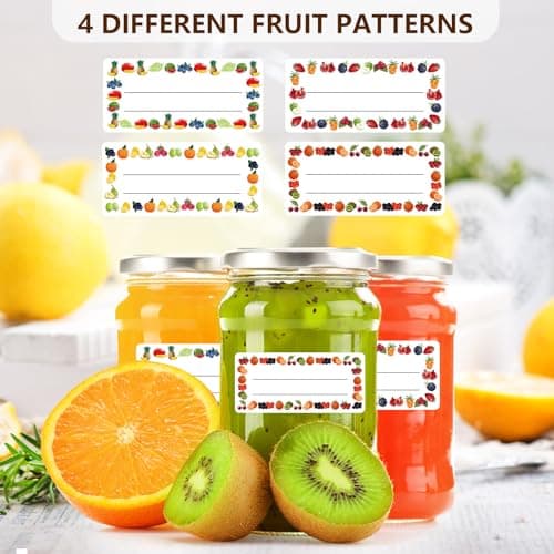 Thumbnail 2 de AiQInu Etichette adesive per marmellate 200 pezzi 🏷