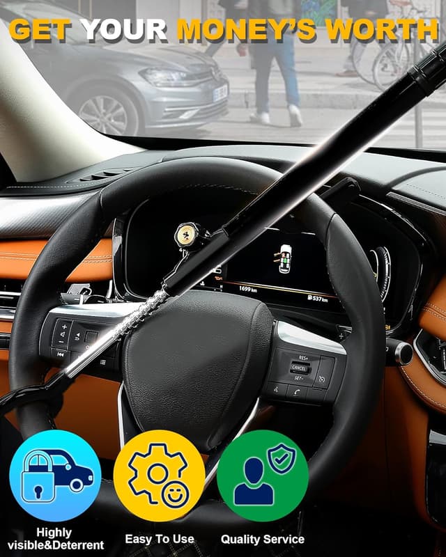 Thumbnail 6 de Tevlaphee Steering Wheel Lock