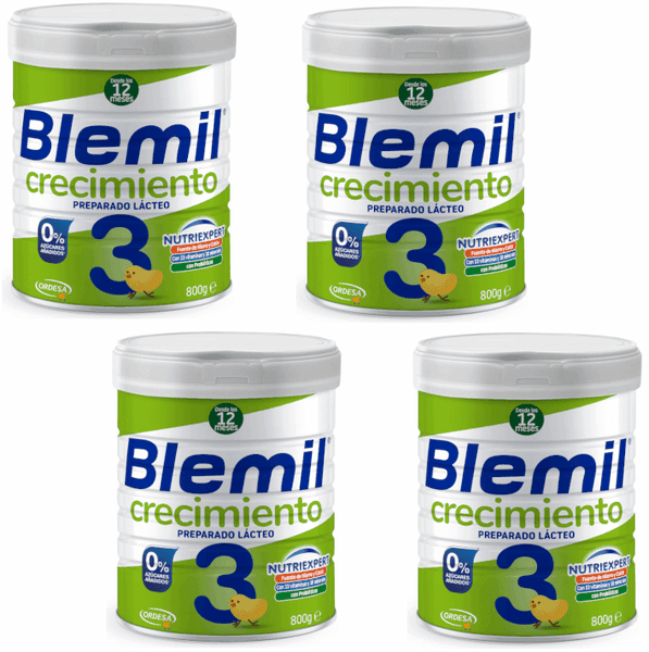 Detalle de Blemil Plus 3 Leche de crecimiento 4x800 g