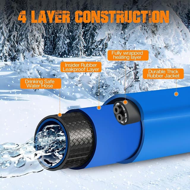 Thumbnail 3 de 100FT Heated Water Hose for RV ⌁?