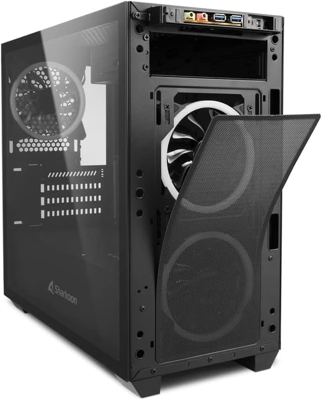 Thumbnail 5 de Sharkoon V1000 RGB mATX Gehäuse 40 cm Grafikkartenlänge