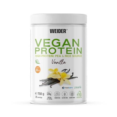 Detalle de Weider Proteína Vegana 750g Vainilla