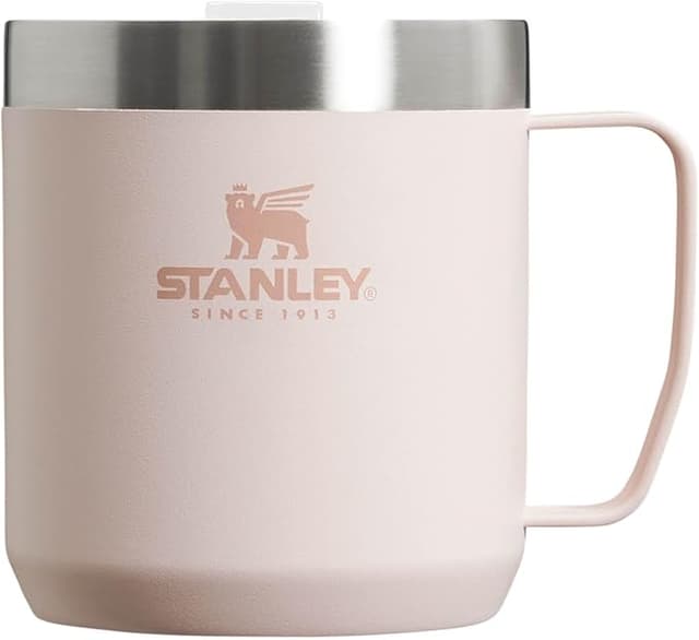 Imagen de Stanley Classic Camp Mug Rosa - Termo café 0.35L, 3h frío en OfertitasTOP