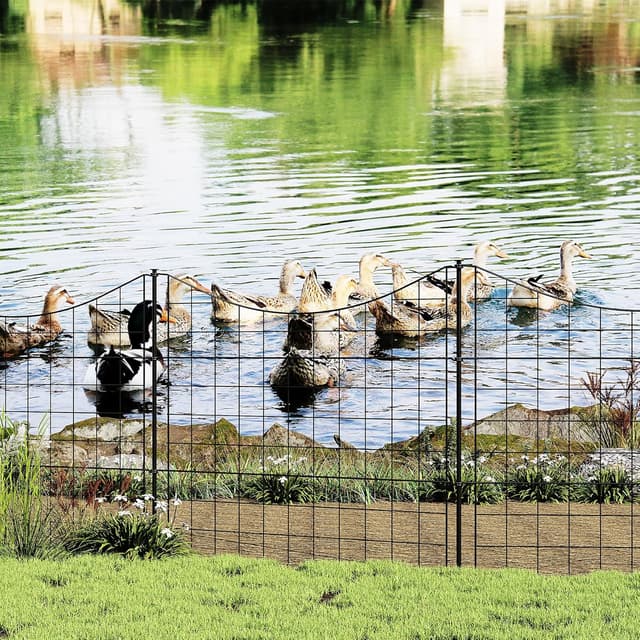 Thumbnail 7 de WOLTU Vallas Decorativas para Jardín 🏡 Set 10 Negro