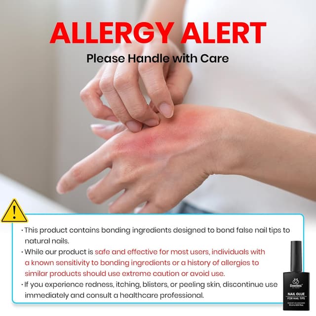 Thumbnail 6 de Beetles 9 in 1 Gel Nail Glue for Acrylic Tips (2 x 10ml) — UV/LED Cured False Nail Adhesive