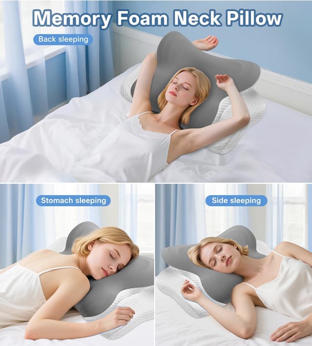 Detalle de MISSCOZY HK30001 ergonomic neck support pillow