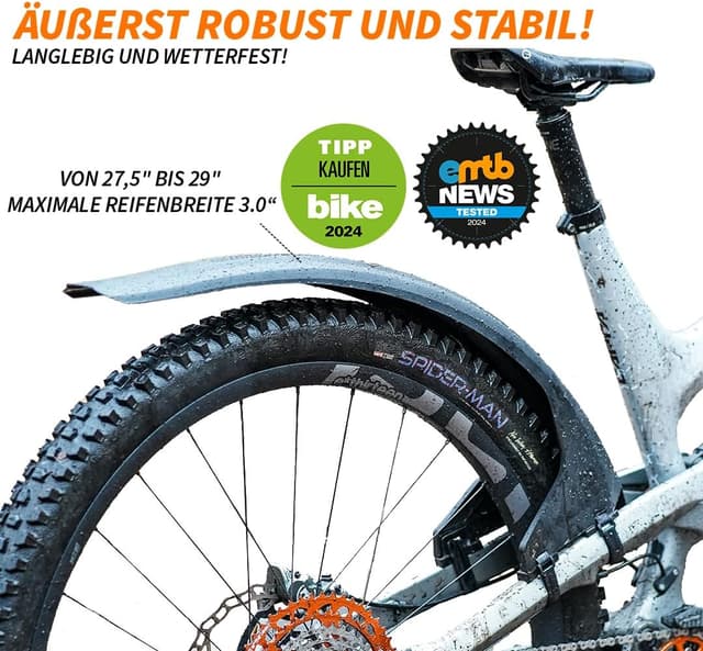 Thumbnail 4 de unleazhed M02 MR02 Mountainbike Schutzbleche 3.0