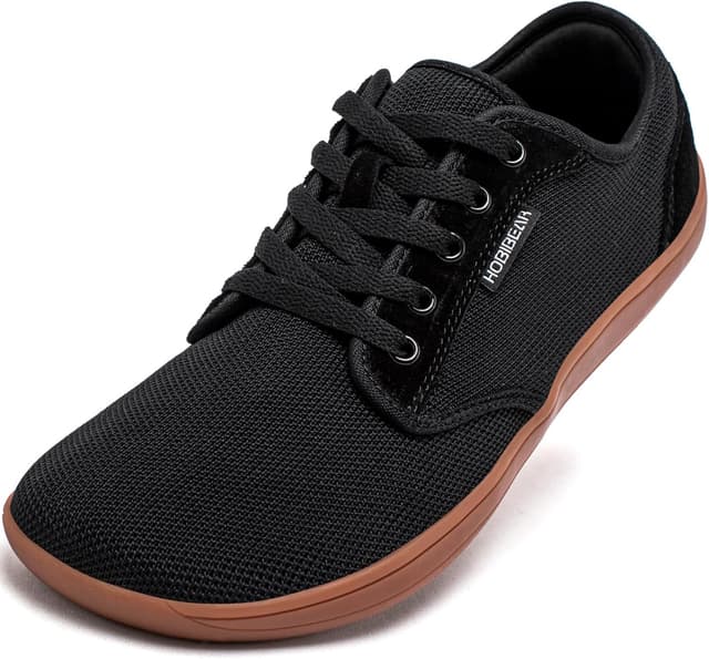 Detalle de HOBIBEAR unisex wide barefoot minimalist shoes for trail walking and outdoor use