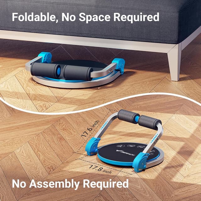 Detalle de MERACH Ab Machine automatic rebound sit-up crunch machine with 3 resistance levels