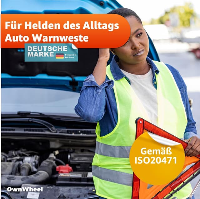 Thumbnail 1 de OwnWheel 4X Gilet di Sicurezza 2026 Giallo 🦺