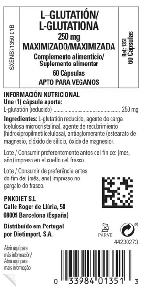 Thumbnail 1 de Solgar L-Glutatión Maximizado 250 mg - 60 Cápsulas 💊