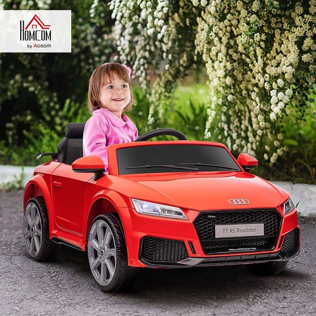 Detalle 2 de HOMCOM Audi TT RS 12 V pour enfant — voiture électrique 2,4 GHz, effets sonores et lumineux