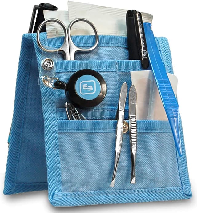 Detalle de Elite Bags Organizer infermieristica tascabile 14,5 x 12 cm con chiusura a magnete (blu)