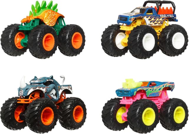 Detalle de Hot Wheels Monster Trucks 1:64 toy set
