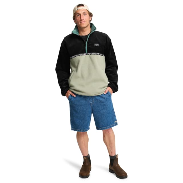 Detalle de Billabong Space Lobster: forro polar de hombre con media cremallera