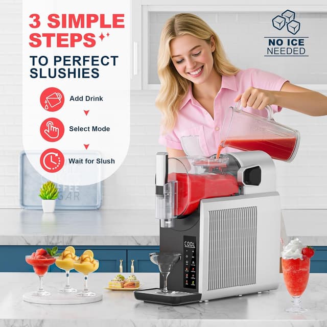 Detalle 2 de Slush Machine 2L RapidChill slushy maker