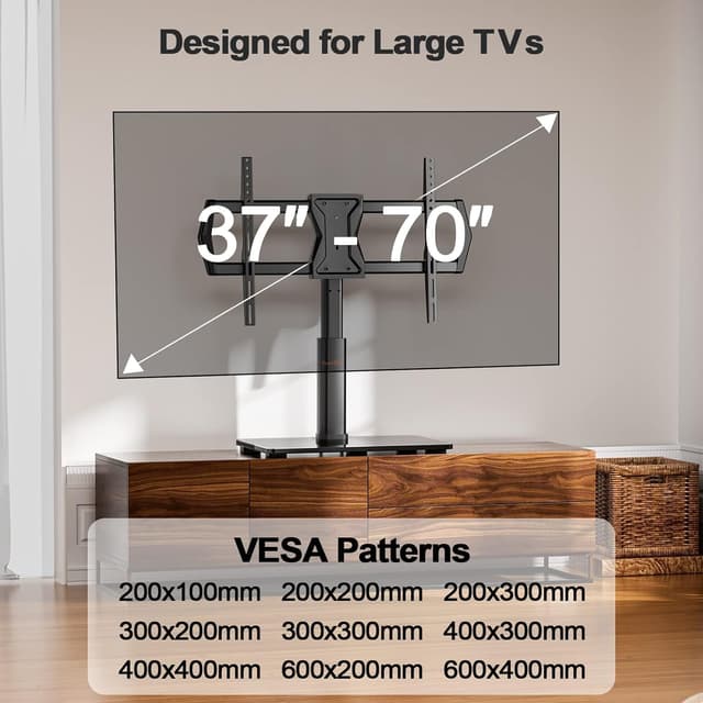 Thumbnail 3 de Perlegear Soporte TV universal 37-70" 45 kg