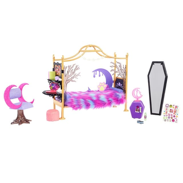 Detalle de Monster High MH Habitación Clawdeen Wolf Mattel