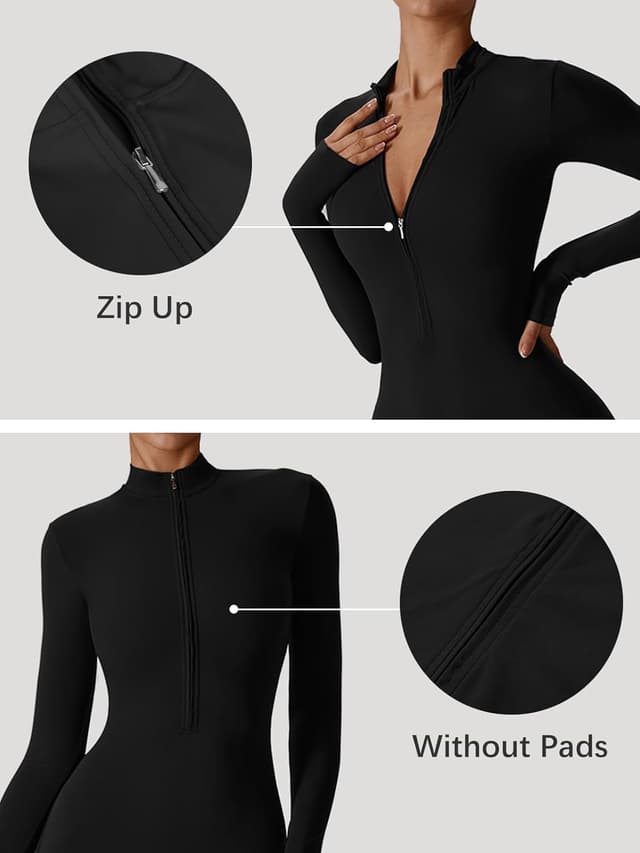 Thumbnail 4 de Ecupper Jumpsuit Damen Yoga Bodycon 👗