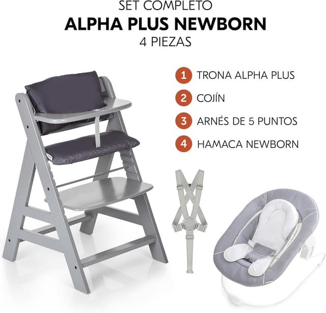 Detalle de hauck Alpha Plus Newborn Set Trona Evolutiva
