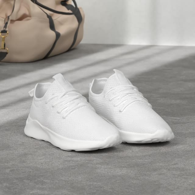 Detalle 2 de LANGFEUU Damen Sneaker Laufschuhe leicht