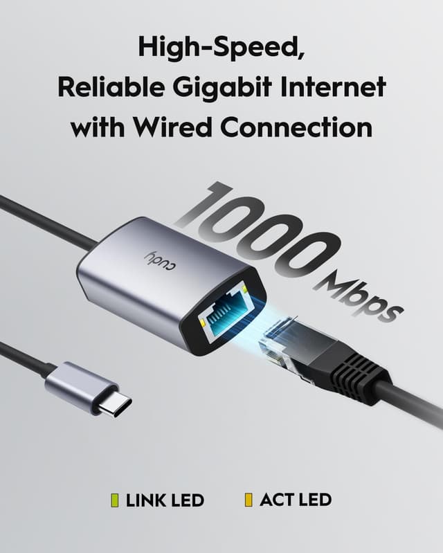 Thumbnail 4 de Cudy UE10C USB-C Ethernet 1 Gbps