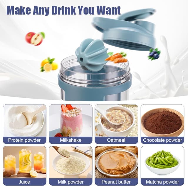 Thumbnail 4 de Alaoo Protein Shaker 650 ml Fitness Shaker