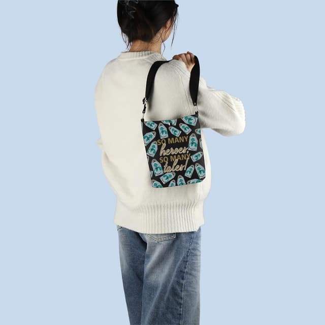 Detalle 2 de Epic the Musical Inspired Odysseus Greek Mythology Crossbody Bag – Adjustable Strap Gift for Epic Fans