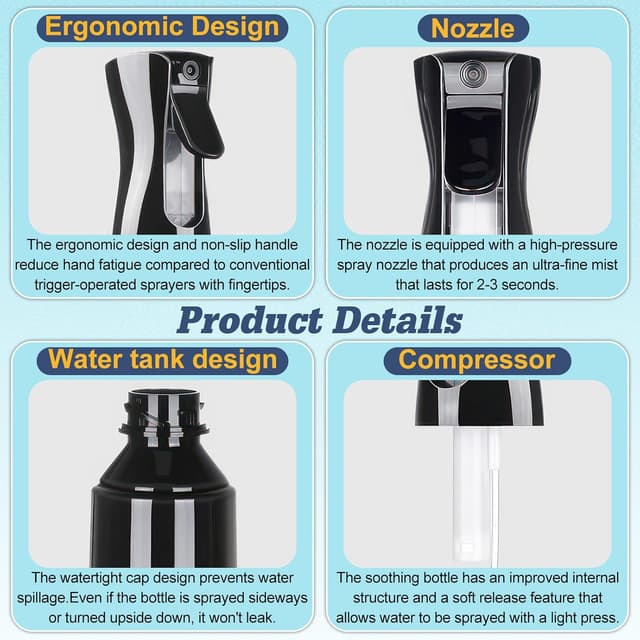 Thumbnail 2 de Kontinuierliche Wassersprühflasche 200 ml