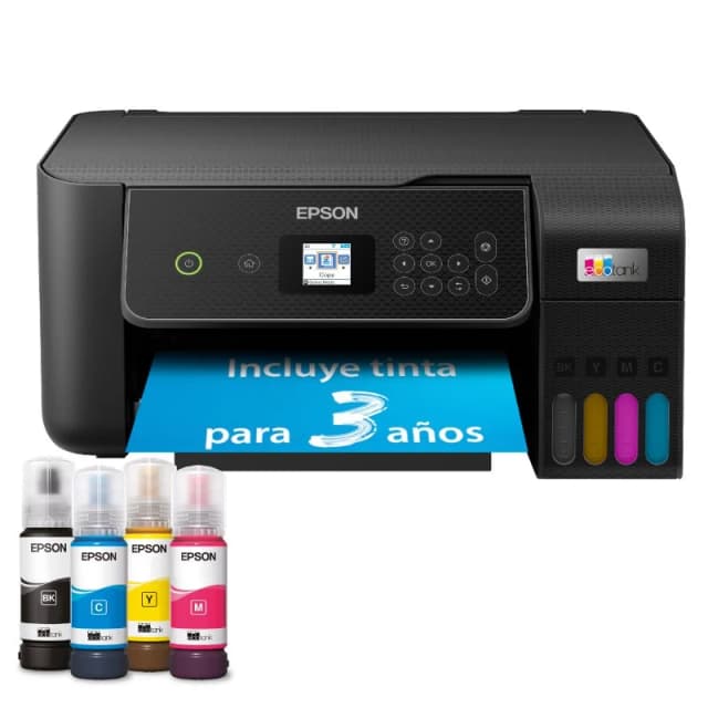 Detalle de Epson ET-2870 Impresora multifunción A4 WiFi 72 botellas