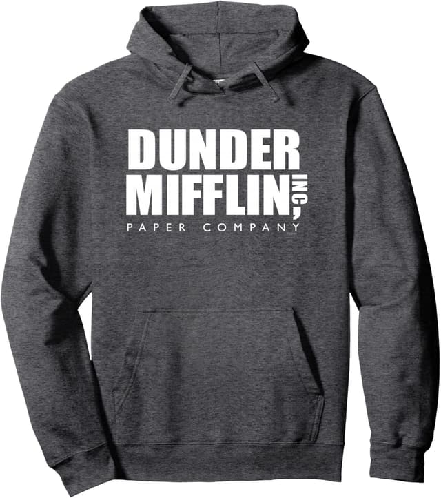 Detalle 1 de Felpa con cappuccio The Office Dunder Mifflin Nero S