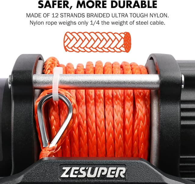 Thumbnail 3 de ZESUPER 4500 lb winch 🛠