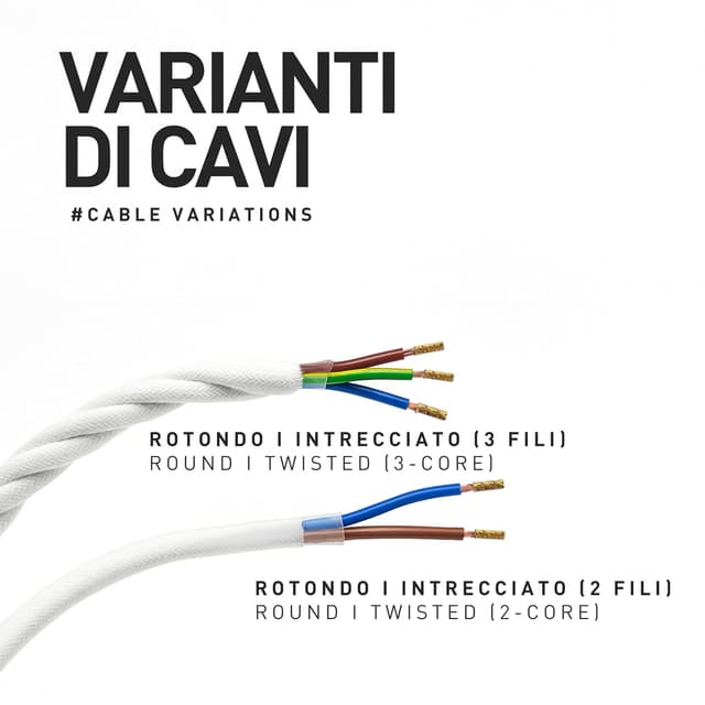 Detalle 2 de Smartect cavo tessile in juta tripolare 3x0,75