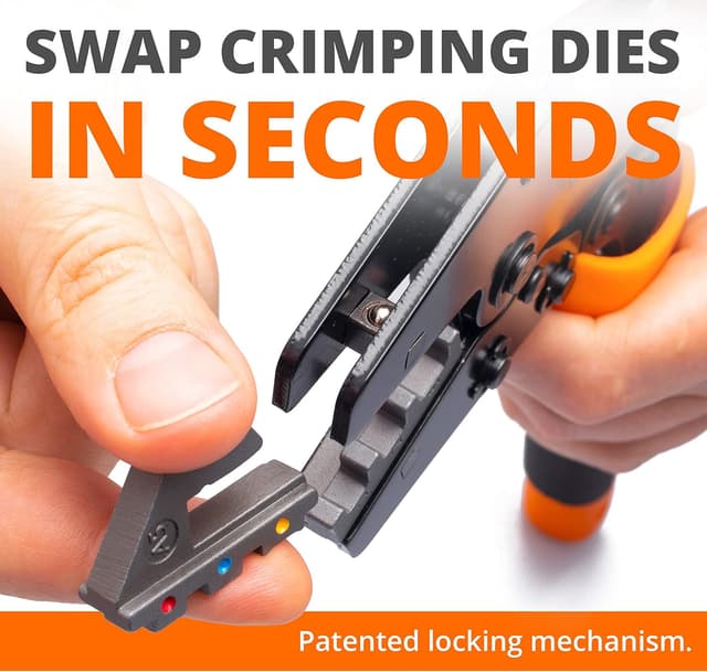 Detalle de Wirefy 11-piece Crimping Tool Set with High Leverage 9" Wire Crimper