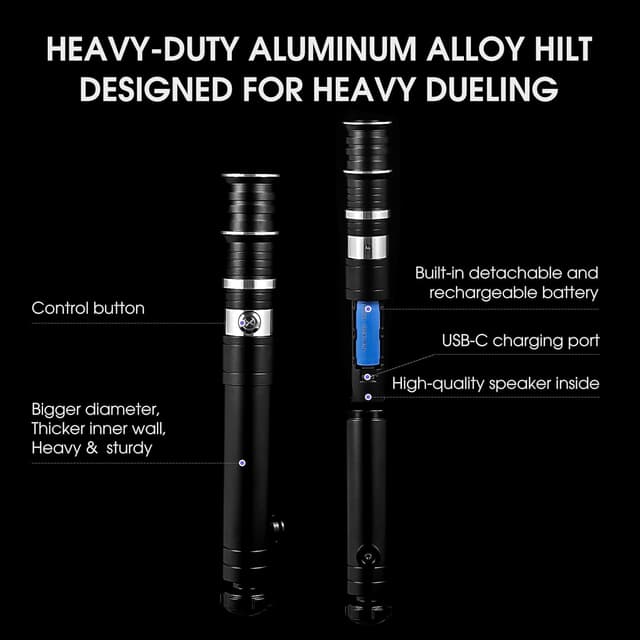 Thumbnail 2 de AthlChamp Motion Control Heavy Dueling Lightsaber for Adults