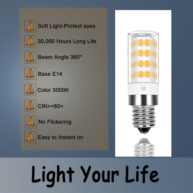 Thumbnail 6 de TIAFELNGLY E14 LED Maiskolben 5W 5er Pack