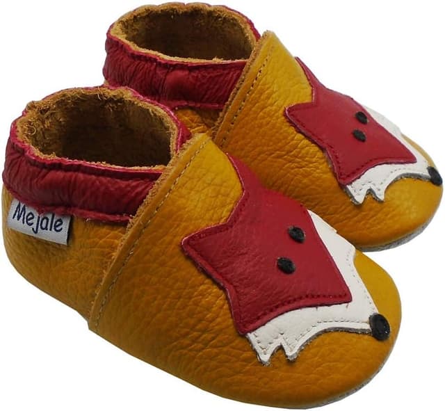 Thumbnail 6 de Mejale Leder Babyschuhe & Lauflernschuhe – flexible Krabbelschuhe mit Wildledersohle