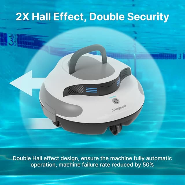 Thumbnail 3 de POOLPURE Robot de Piscina 5000 mAh 100 min