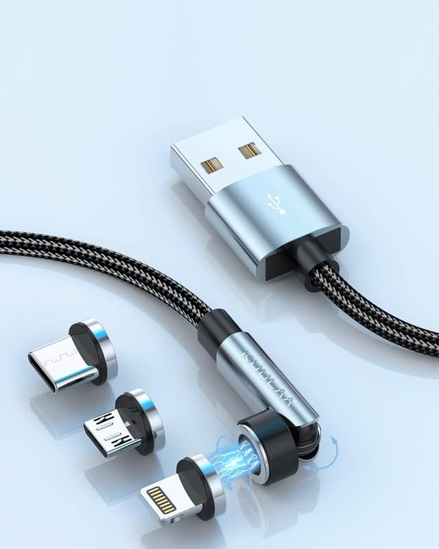 Thumbnail 6 de Kuulaa 3 in 1 Magnetisches Ladekabel 1M