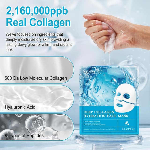 Thumbnail 3 de Collagen Mask Mascarilla de Colágeno 8PCS