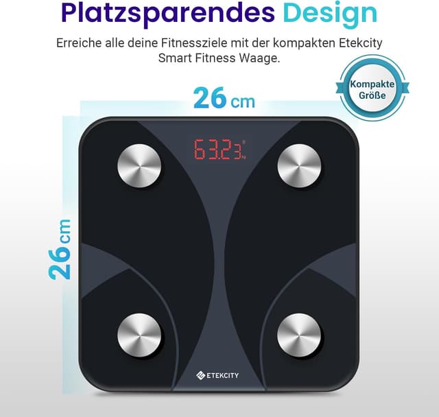 Thumbnail 5 de Etekcity Personenwaage 180 kg — Körperfettwaage