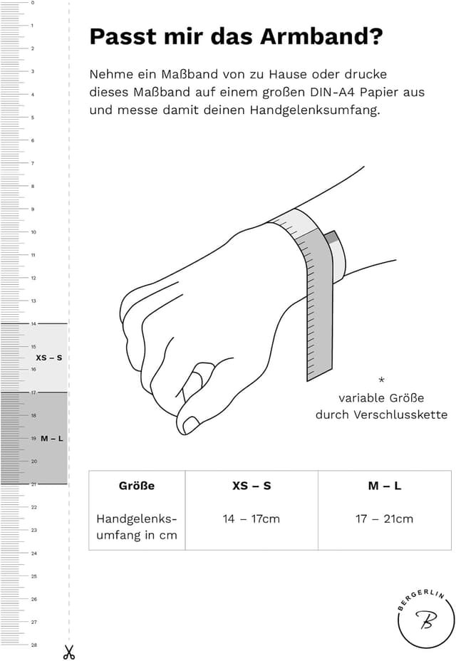 Thumbnail 4 de BERGERLIN Echtes Citrin Perlenarmband 17–21cm